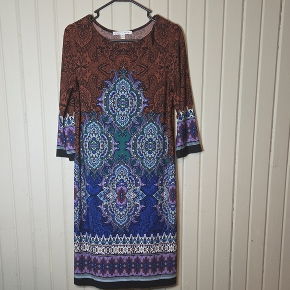Maggy London Multicolor Paisley Tunic - Picture 6 of 7